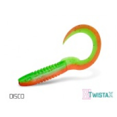 Твистер DELPHIN TWISTA-X Eeltail UVs / 6cm / DISCO - 5шт.