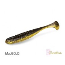 Виброхвост плавающий DELPHIN ZANDERA UVs / 15cm / MUD GOLD - 5шт.