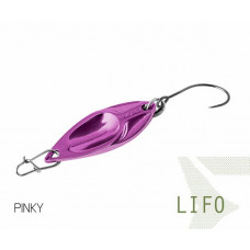 Блесна колеблющаяся Delphin LIFO Spoon / 2,5g - PINKY