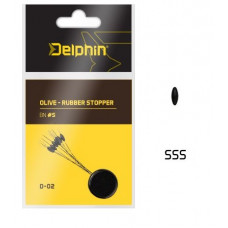 Стопоры резиновые Delphin OLIVE SSS