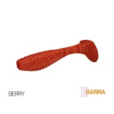 Виброхвост DELPHIN KARMA UVs / 8cm / BERRY - 5шт.