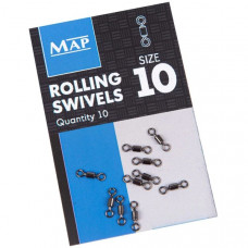 Вертлюг MAP Rolling Swivel №10 / 10шт.