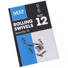 Вертлюг MAP Rolling Swivel №12 / 10шт.