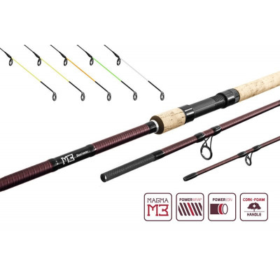 Удилища фидерные Delphin MAGMA M3 DUO Feeder 3+5 tips / 330-390cm / 100g