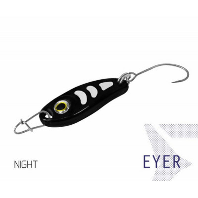 Блесна колеблющаяся Delphin EYER Spoon / 1,5g - NIGHT
