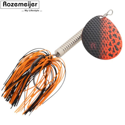 Блесна вращающаяся ROZEMEIJER DR. SKIRT - №7 / 27g - Black-Orange