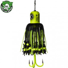 Блесны вертикальные MADCAT® A-STATIC CLONK TEASER Treble Hook - 150g - FLUO YELLOW UV
