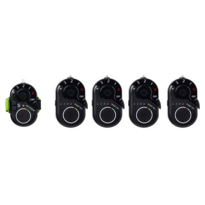 Комплект сигнализаторов поклевки на сома MADCAT® SMART MCL ALARM SET / 4+1 - MULTICOLOR