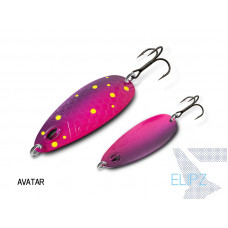 Блесна колеблющаяся DELPHIN ELIPZ FullSCALE Hook №2 / 7.5cm / 12g - AVATAR