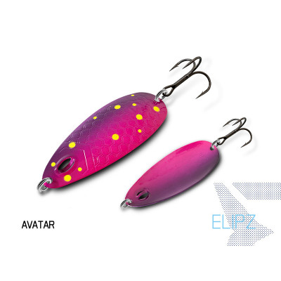 Блесна колеблющаяся DELPHIN ELIPZ FullSCALE Hook №2 / 7.5cm / 12g - AVATAR