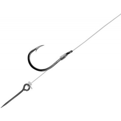 Поводки Delphin Feeder Rig FLR Carbon STING - 0.22mm / 12cm / №6 - 6шт.