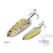 Блесна колеблющаяся DELPHIN STEPZ StripSCALE Hook №2 / 7cm / 10g - TROUTY
