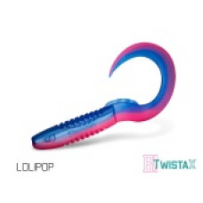 Твистер DELPHIN TWISTA-X Eeltail UVs / 15cm / LOLIPOP - 5шт.