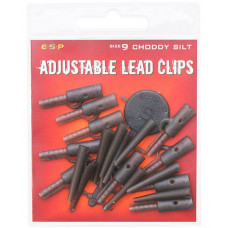Клипсы для грузил E-S-P Adjustable Lead Clips - Choddy Silt - 10шт.