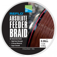 Леска плетеная Preston Innovations ABSOLUTE FEEDER BRAID - 150m / 0.08mm / 6.00kg